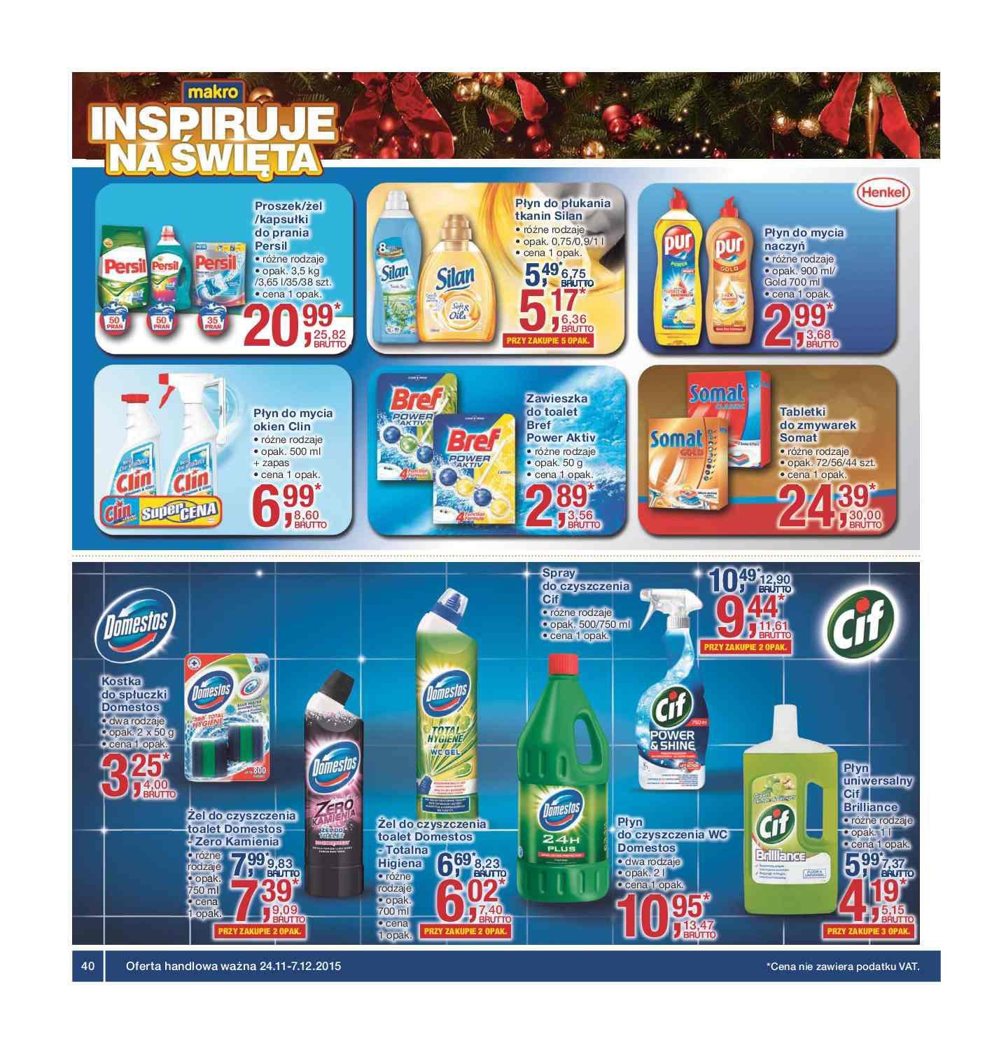 Gazetka promocyjna MAKRO do 07/12/2015 str.40