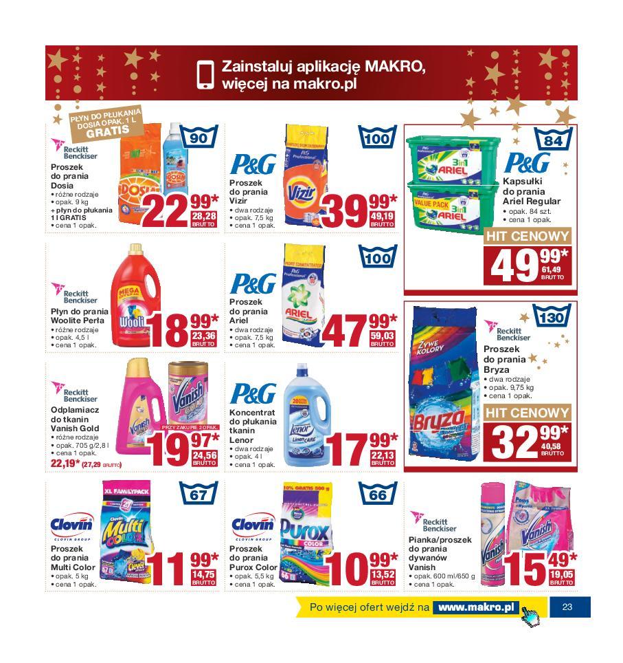 Gazetka promocyjna MAKRO do 05/12/2016 str.23