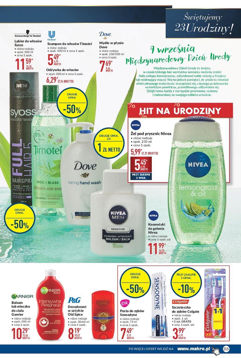 Gazetka promocyjna MAKRO do 11/09/2017 str.33