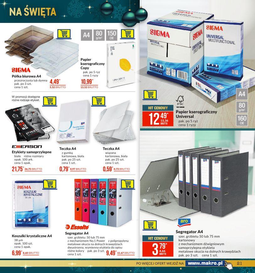 Gazetka promocyjna MAKRO do 16/12/2019 str.21