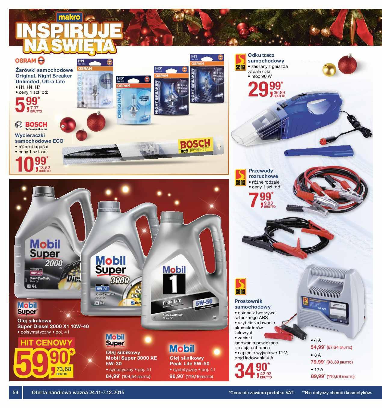 Gazetka promocyjna MAKRO do 07/12/2015 str.54