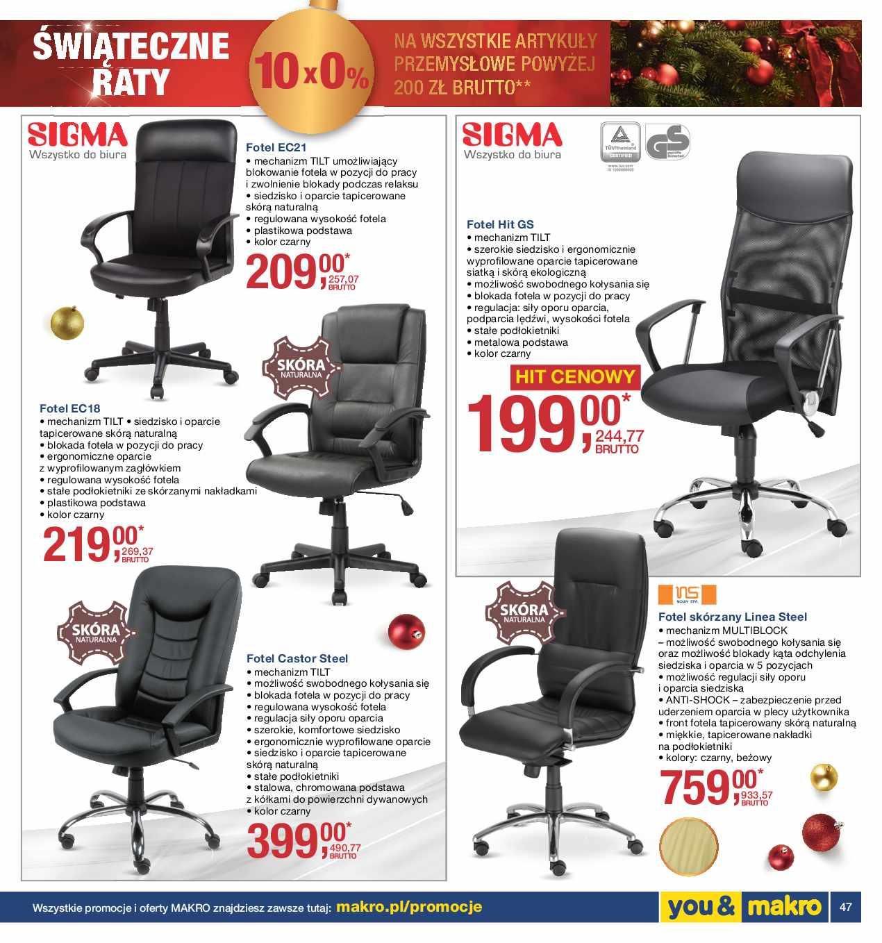 Gazetka promocyjna MAKRO do 07/12/2015 str.47