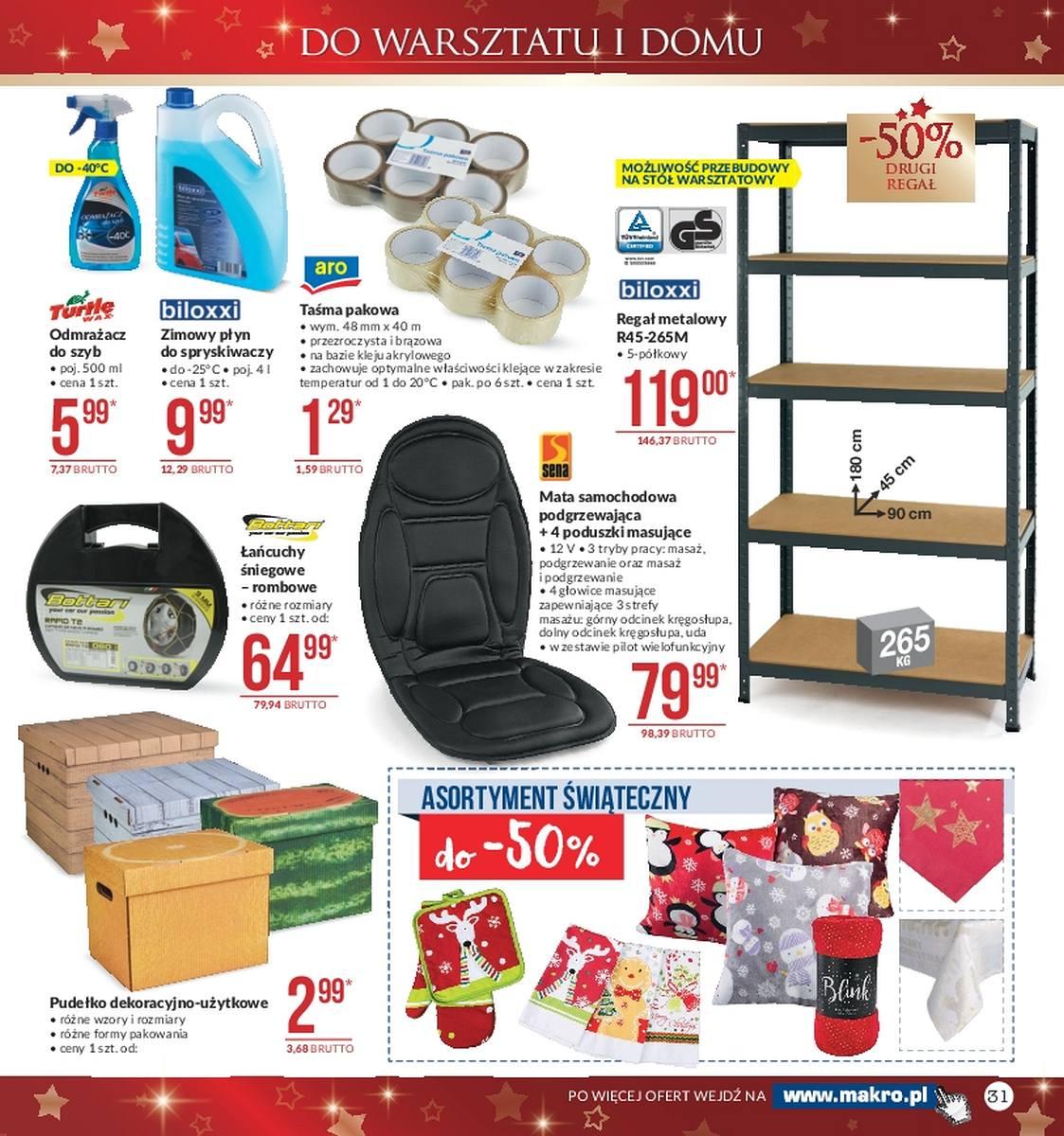 Gazetka promocyjna MAKRO do 31/12/2017 str.31