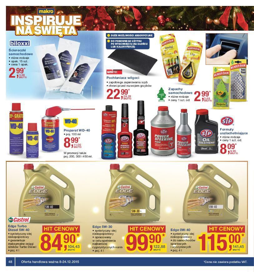 Gazetka promocyjna MAKRO do 24/12/2015 str.48