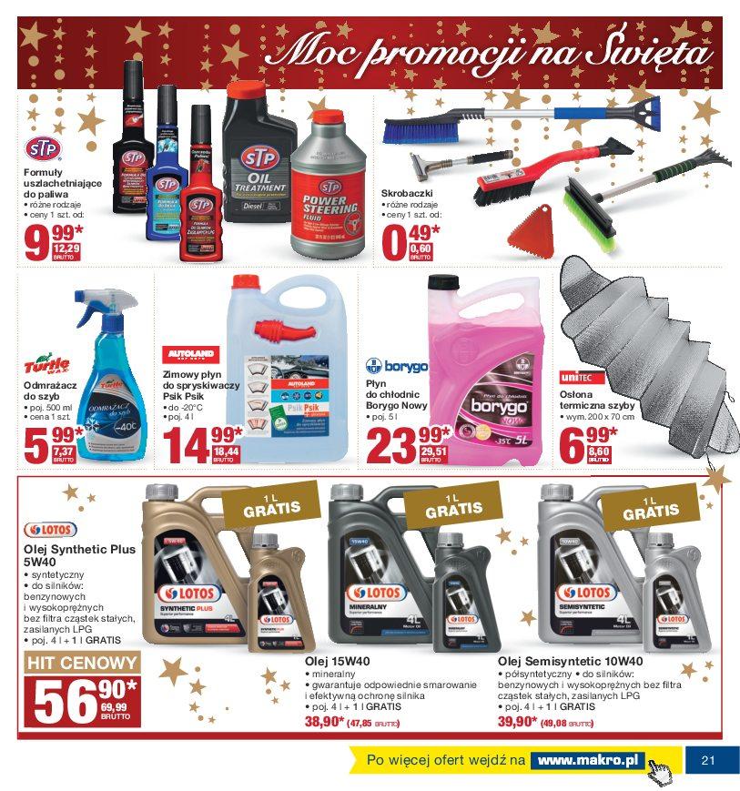 Gazetka promocyjna MAKRO do 21/11/2016 str.21