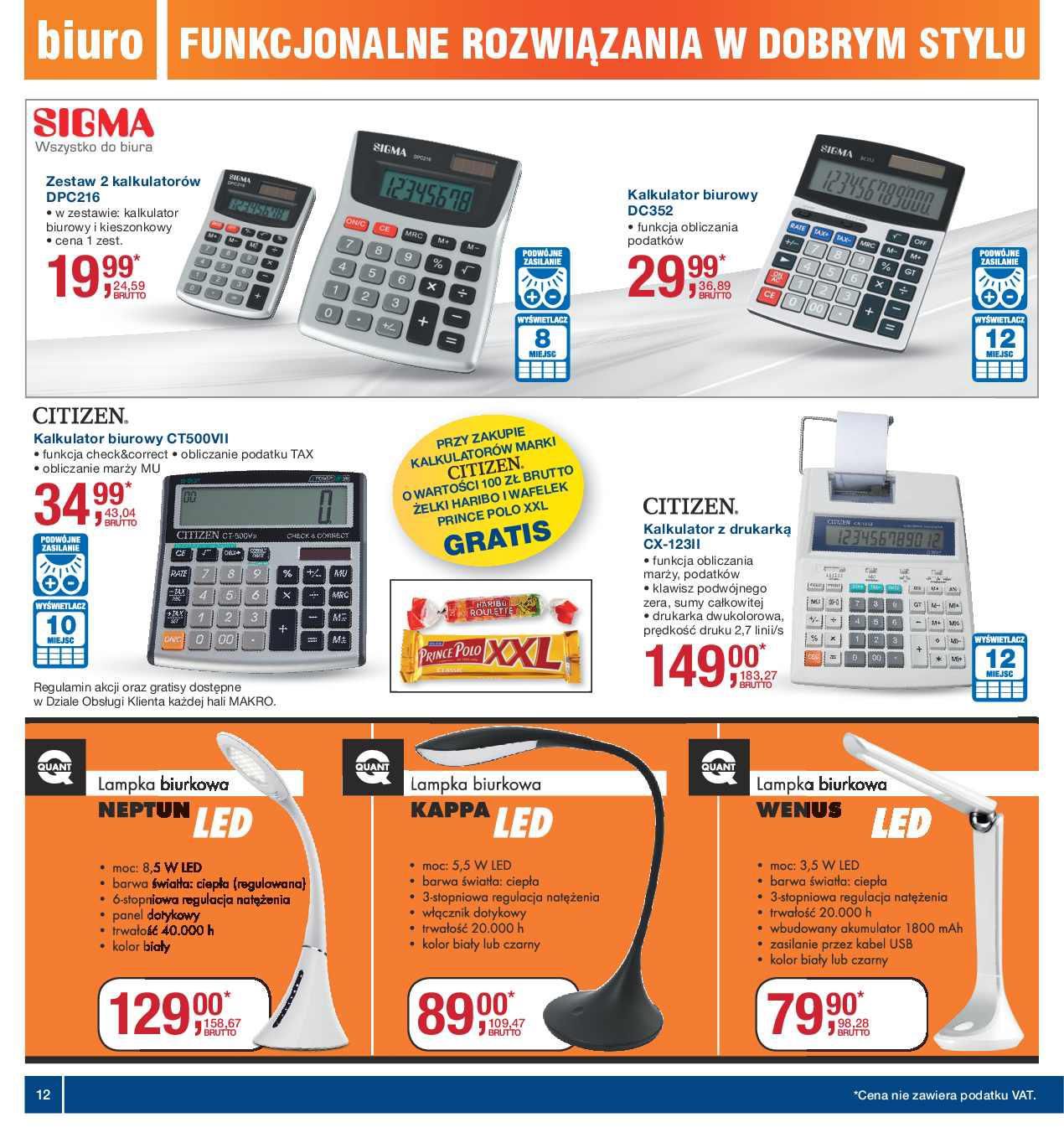 Gazetka promocyjna MAKRO do 15/02/2016 str.12