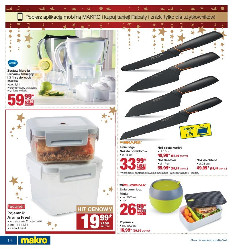 Gazetka promocyjna MAKRO do 21/11/2016 str.14