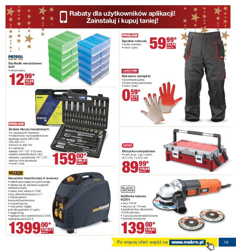 Gazetka promocyjna MAKRO do 05/12/2016 str.19