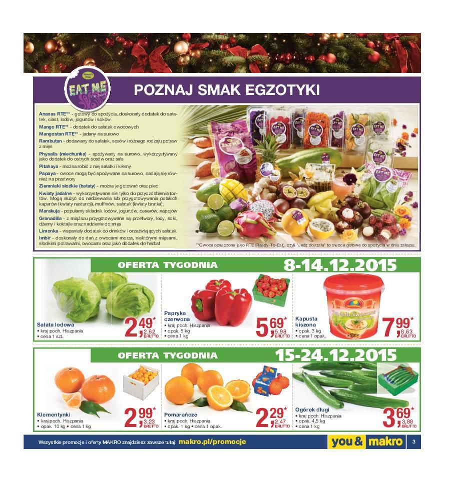 Gazetka promocyjna MAKRO do 24/12/2015 str.2