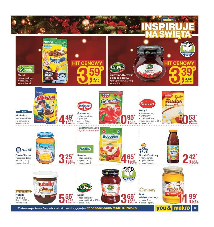 Gazetka promocyjna MAKRO do 24/12/2015 str.19