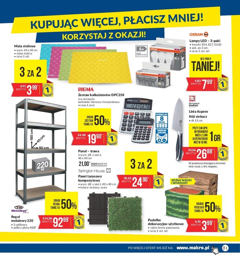 Gazetka promocyjna MAKRO do 03/07/2017 str.31