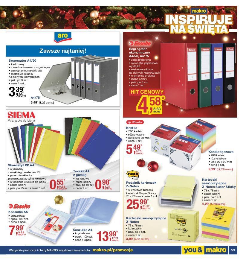 Gazetka promocyjna MAKRO do 24/12/2015 str.53