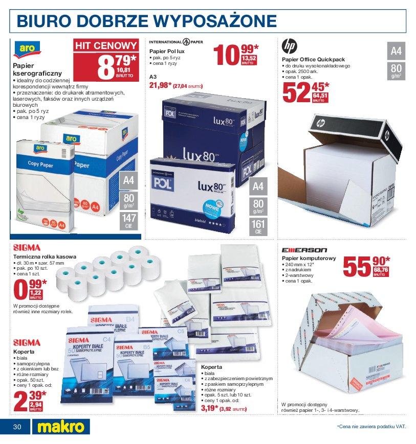 Gazetka promocyjna MAKRO do 20/06/2016 str.30