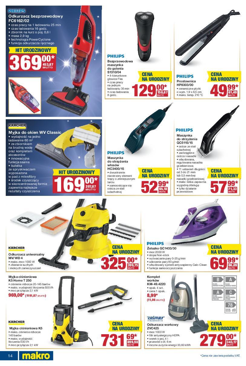 Gazetka promocyjna MAKRO do 10/10/2016 str.14