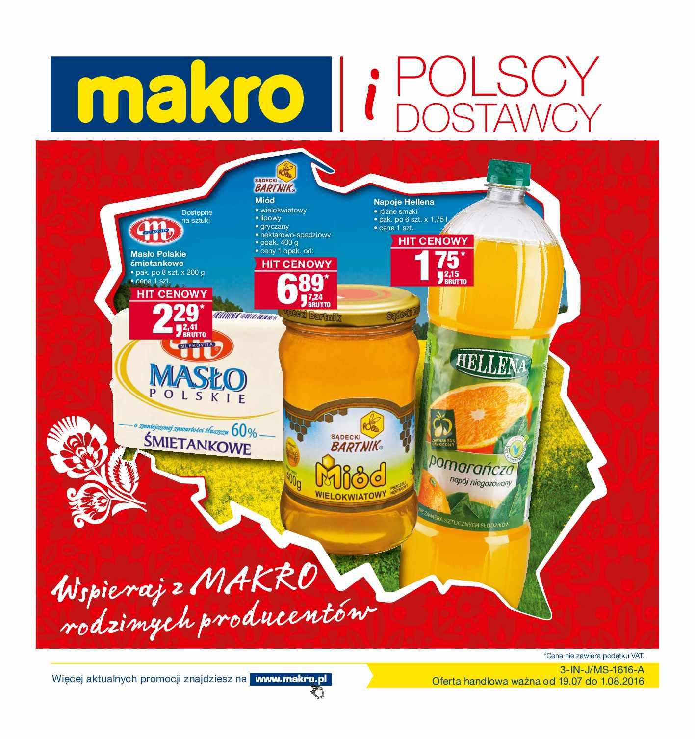 Gazetka promocyjna MAKRO do 01/08/2016 str.0