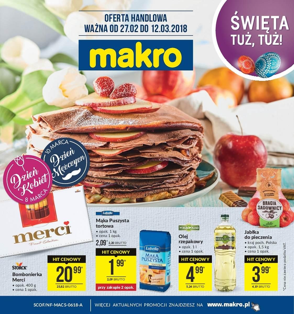 Gazetka promocyjna MAKRO do 12/03/2018 str.1