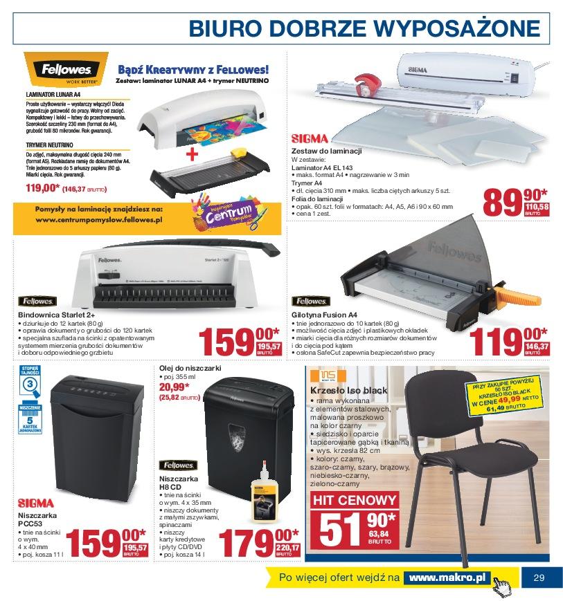 Gazetka promocyjna MAKRO do 16/01/2017 str.29