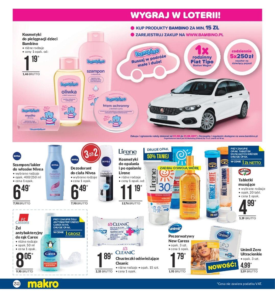 Gazetka promocyjna MAKRO do 14/08/2017 str.32