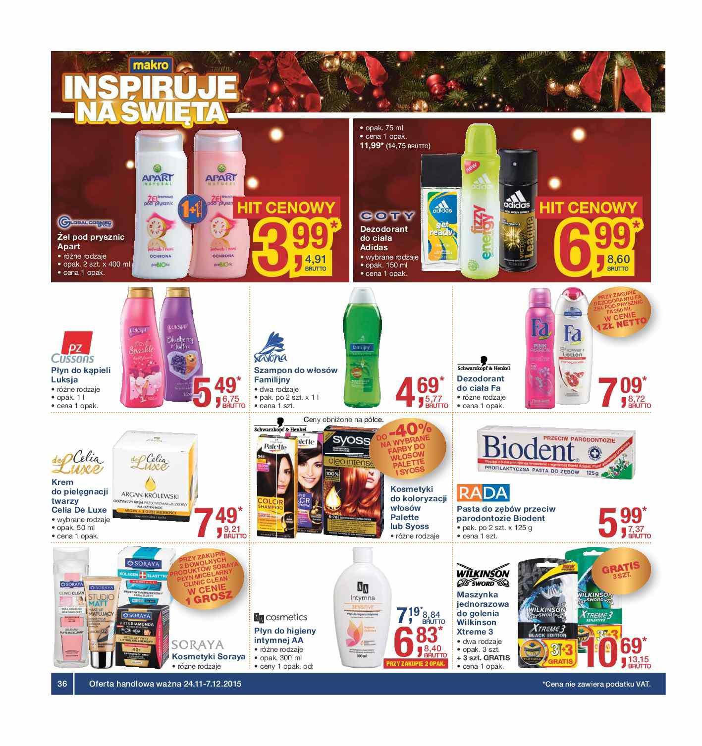 Gazetka promocyjna MAKRO do 07/12/2015 str.36