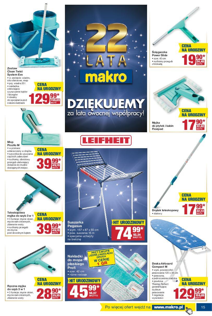 Gazetka promocyjna MAKRO do 10/10/2016 str.15