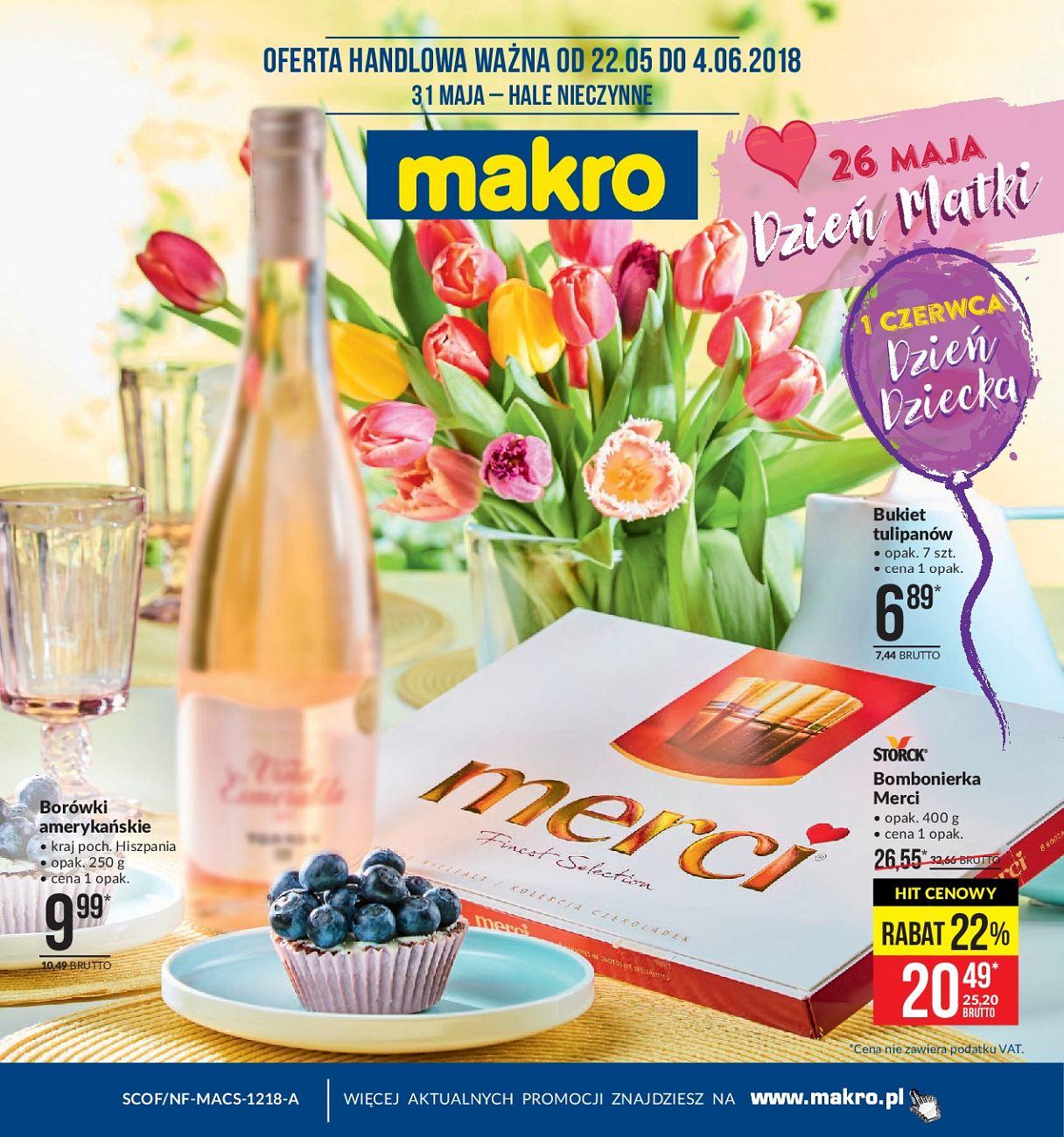 Gazetka promocyjna MAKRO do 04/06/2018 str.1