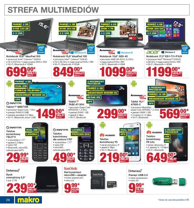 Gazetka promocyjna MAKRO do 04/07/2016 str.26