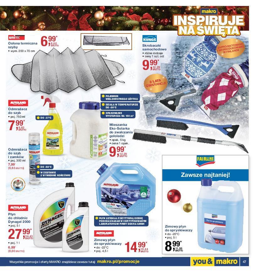 Gazetka promocyjna MAKRO do 24/12/2015 str.47