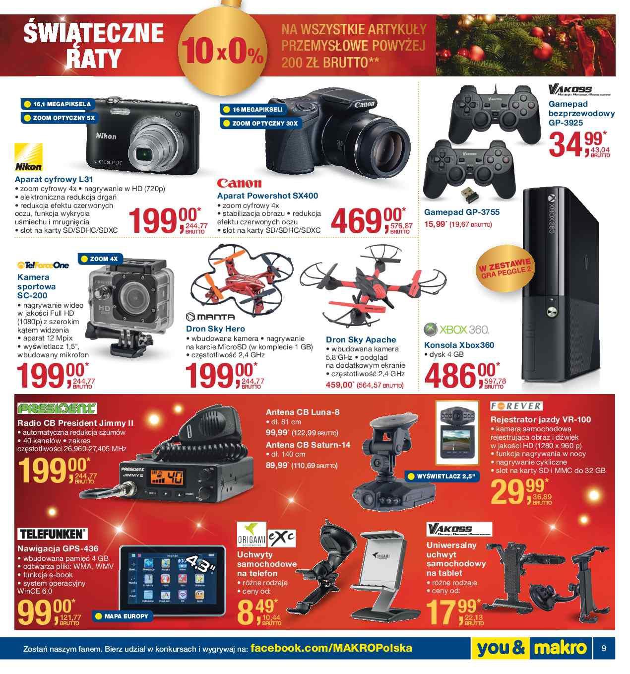 Gazetka promocyjna MAKRO do 07/12/2015 str.9