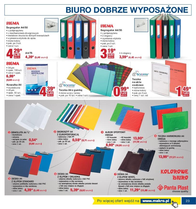 Gazetka promocyjna MAKRO do 16/01/2017 str.23