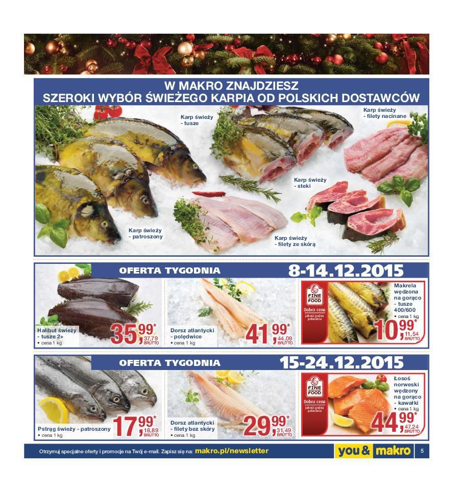 Gazetka promocyjna MAKRO do 24/12/2015 str.5