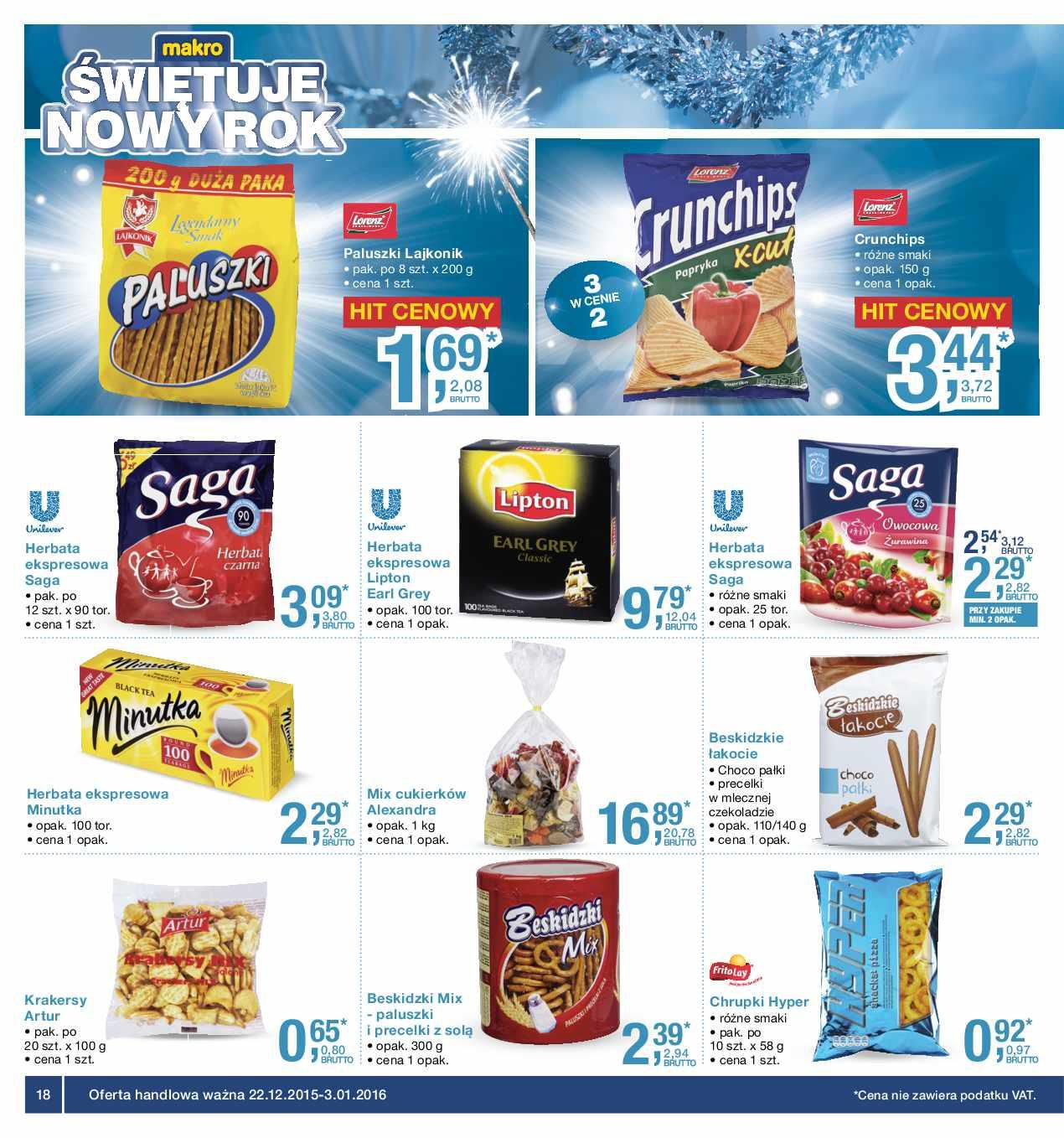 Gazetka promocyjna MAKRO do 03/01/2016 str.18