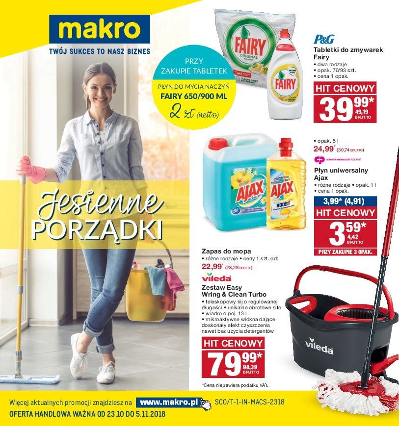 Gazetka promocyjna MAKRO do 05/11/2018 str.1