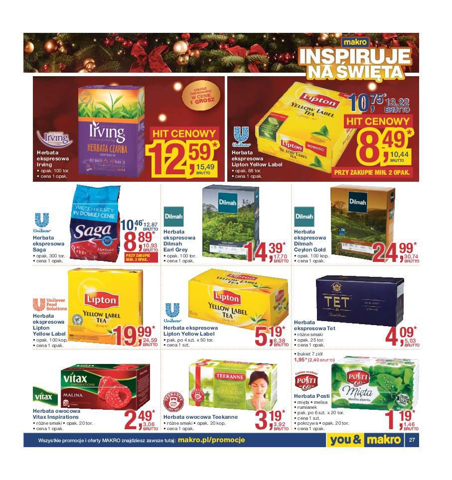 Gazetka promocyjna MAKRO do 24/12/2015 str.27