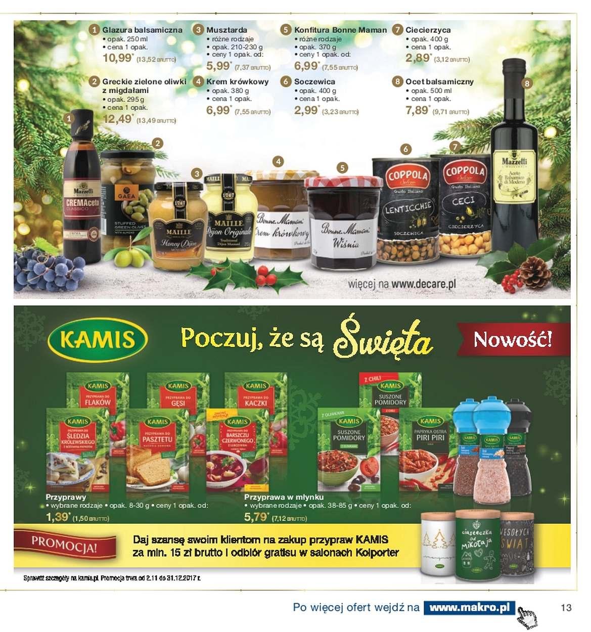 Gazetka promocyjna MAKRO do 24/12/2017 str.13