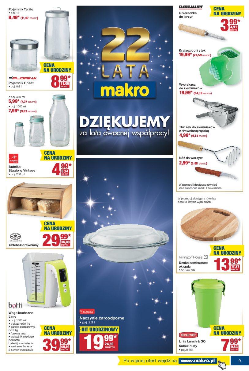 Gazetka promocyjna MAKRO do 10/10/2016 str.9