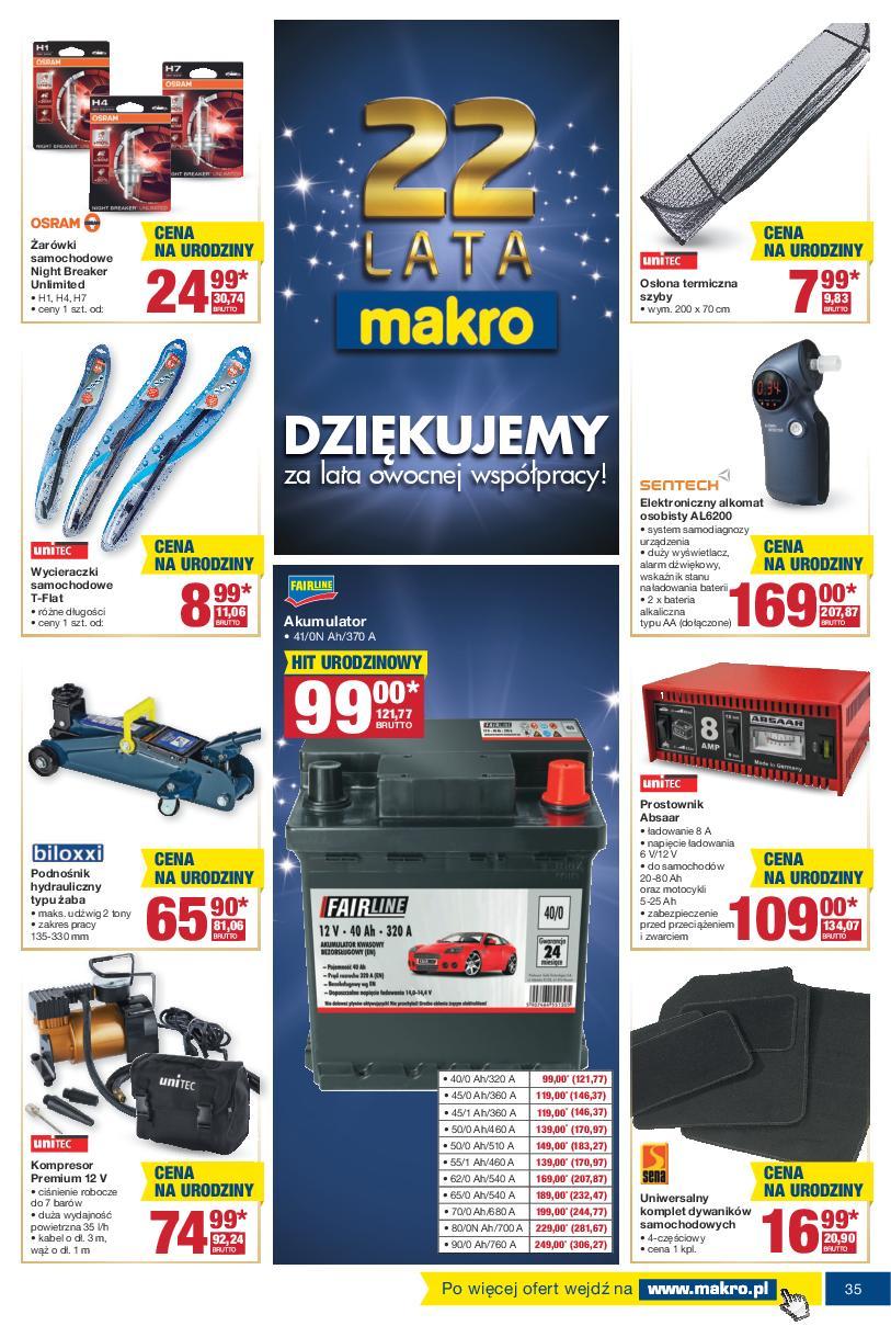 Gazetka promocyjna MAKRO do 10/10/2016 str.35