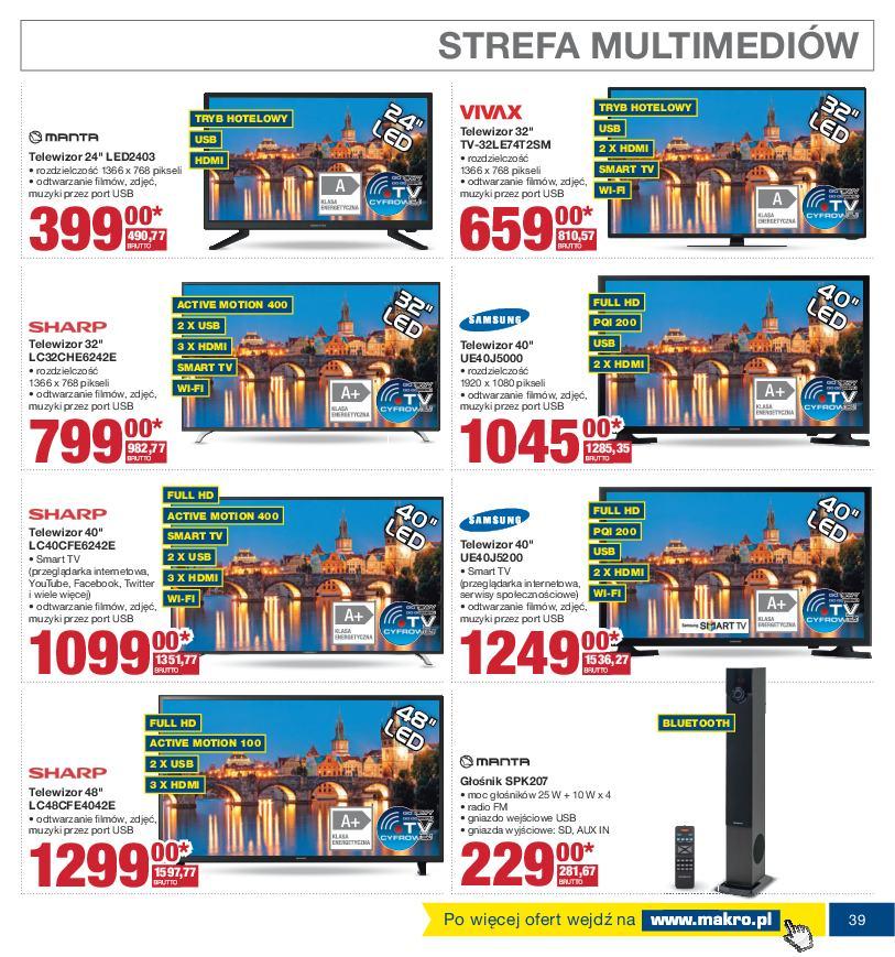 Gazetka promocyjna MAKRO do 12/09/2016 str.39