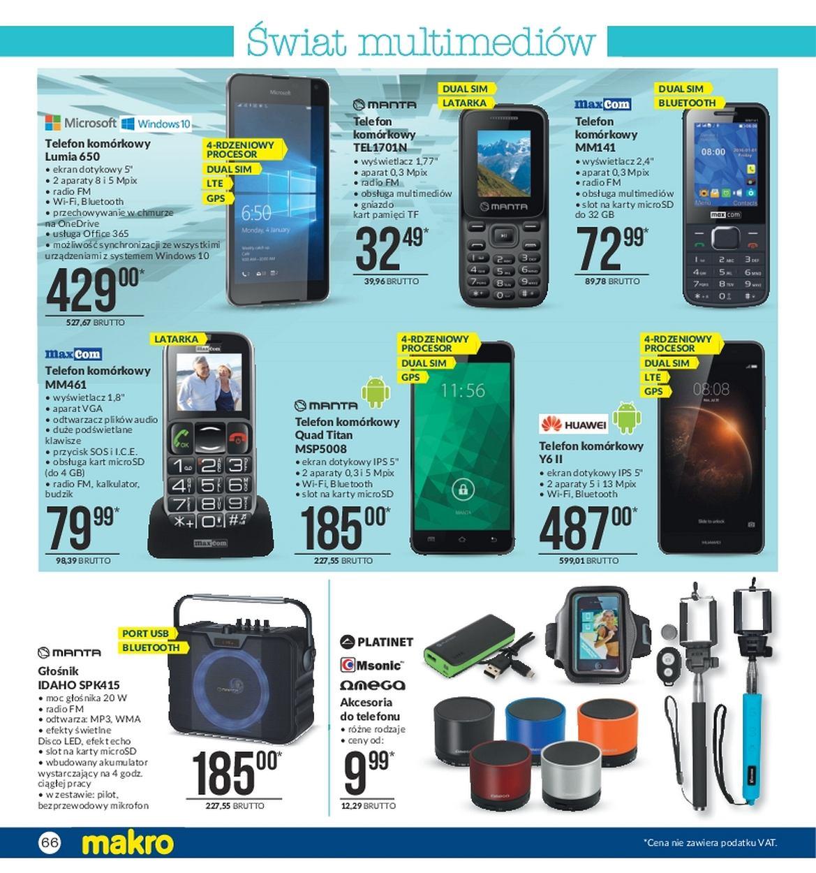 Gazetka promocyjna MAKRO do 22/05/2017 str.66