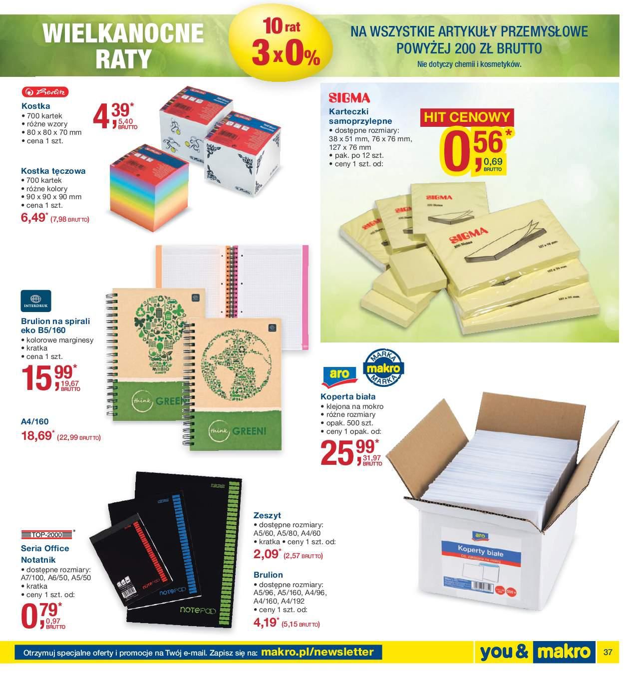 Gazetka promocyjna MAKRO do 28/03/2016 str.37