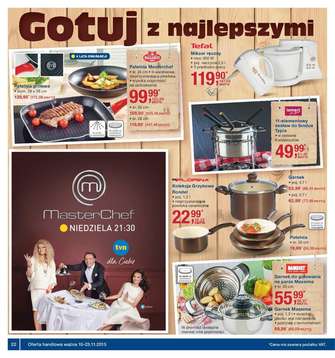 Gazetka promocyjna MAKRO do 23/11/2015 str.22