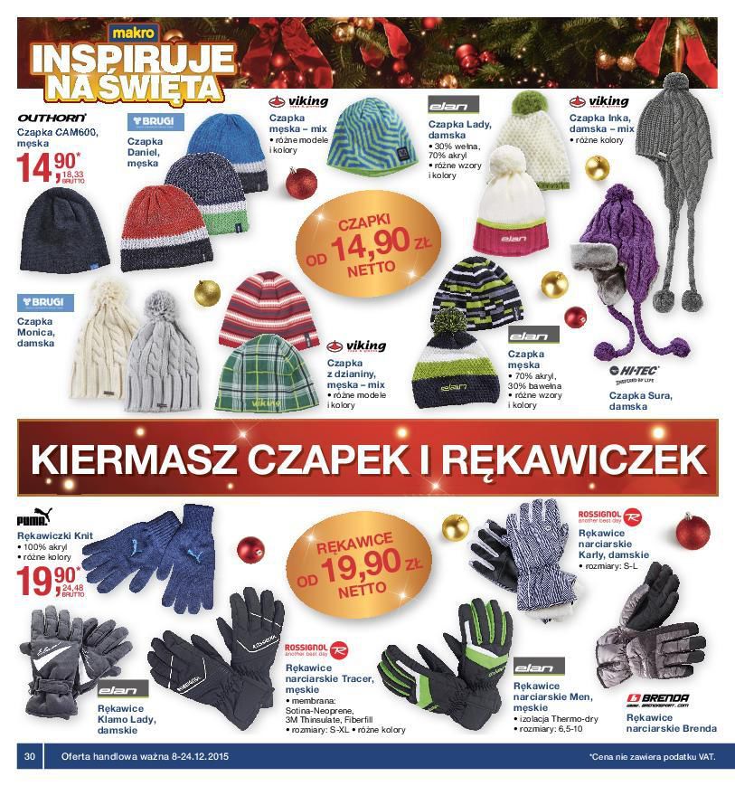 Gazetka promocyjna MAKRO do 24/12/2015 str.30