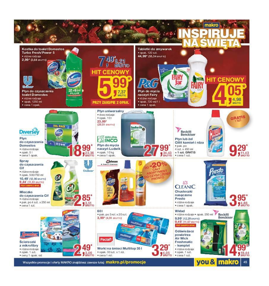 Gazetka promocyjna MAKRO do 24/12/2015 str.45