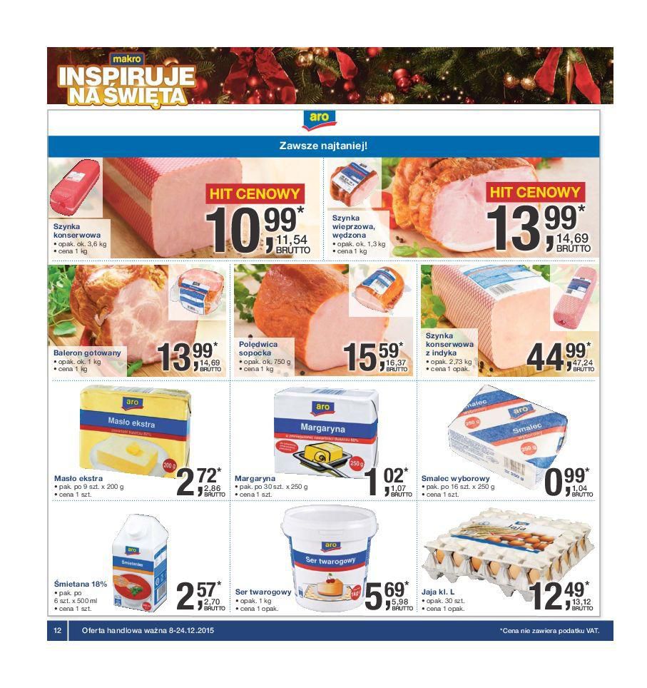 Gazetka promocyjna MAKRO do 24/12/2015 str.12