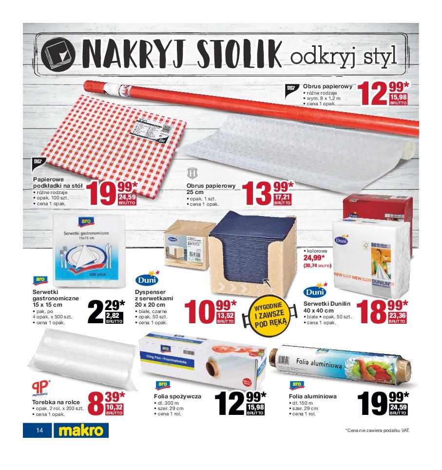 Gazetka promocyjna MAKRO do 24/04/2017 str.14