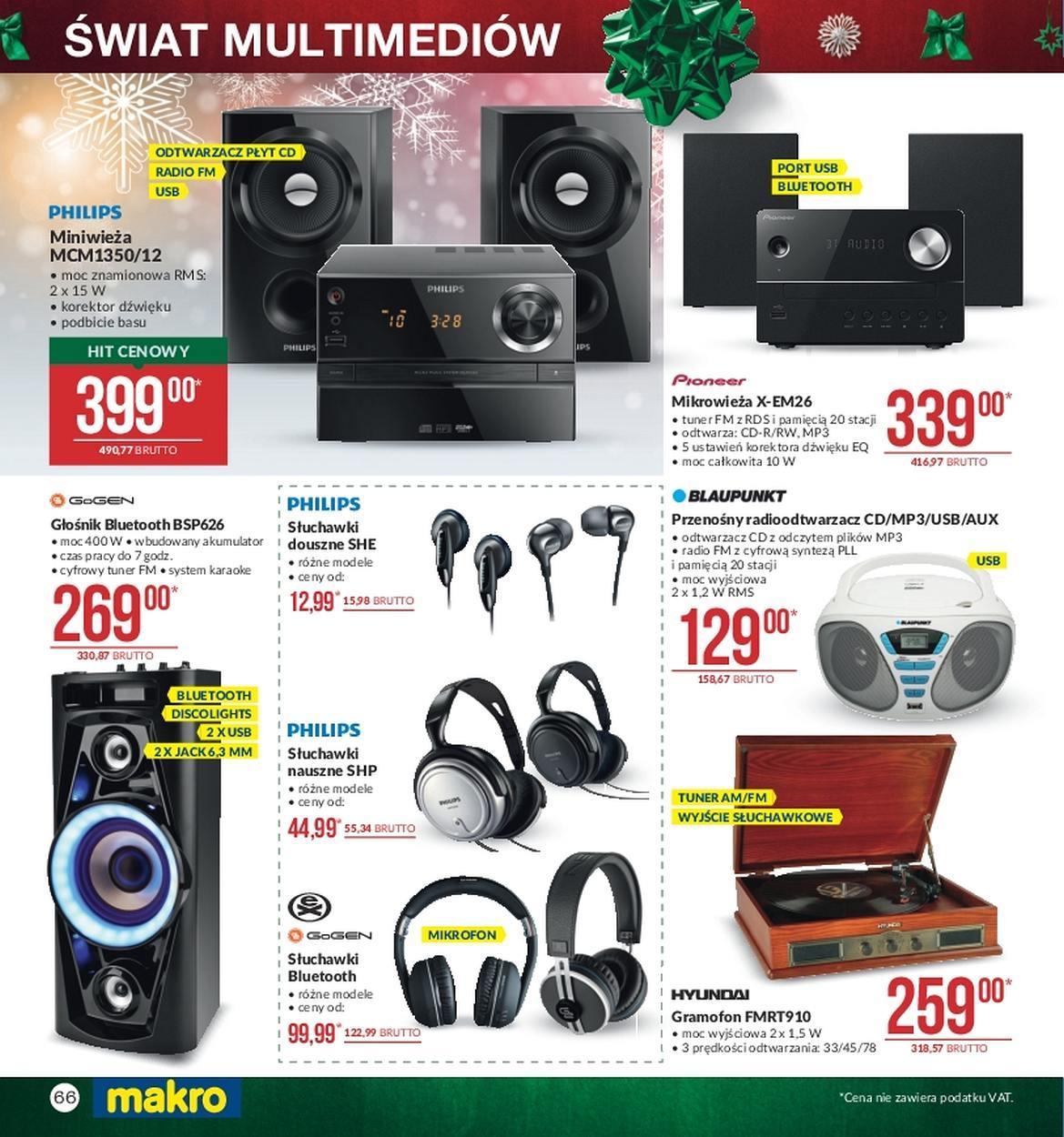 Gazetka promocyjna MAKRO do 24/12/2017 str.66