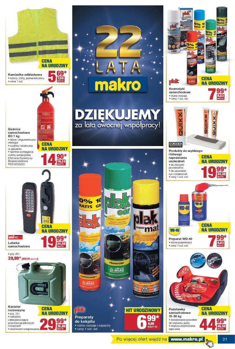 Gazetka promocyjna MAKRO do 07/11/2016 str.21