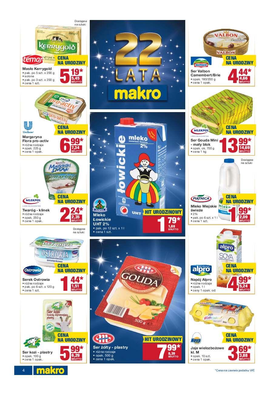 Gazetka promocyjna MAKRO do 10/10/2016 str.4