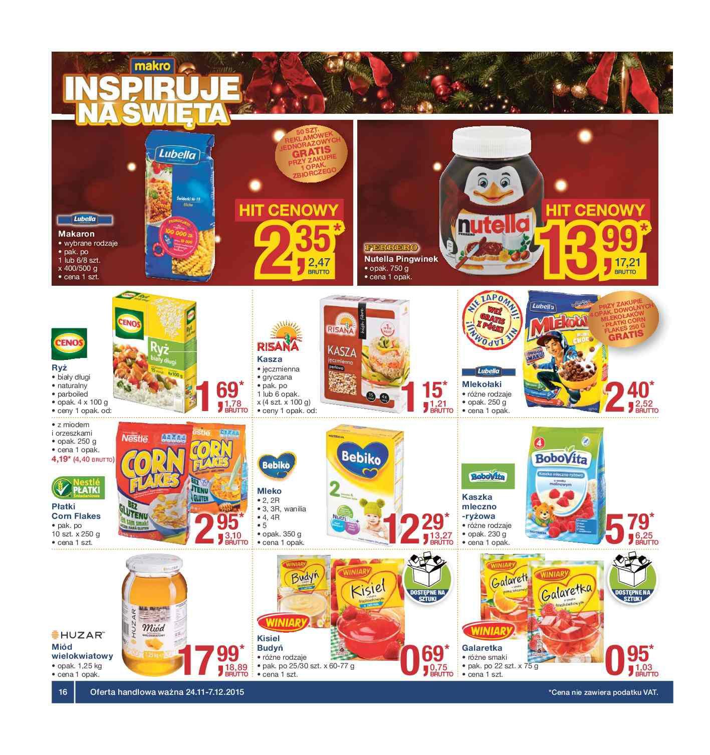 Gazetka promocyjna MAKRO do 07/12/2015 str.16