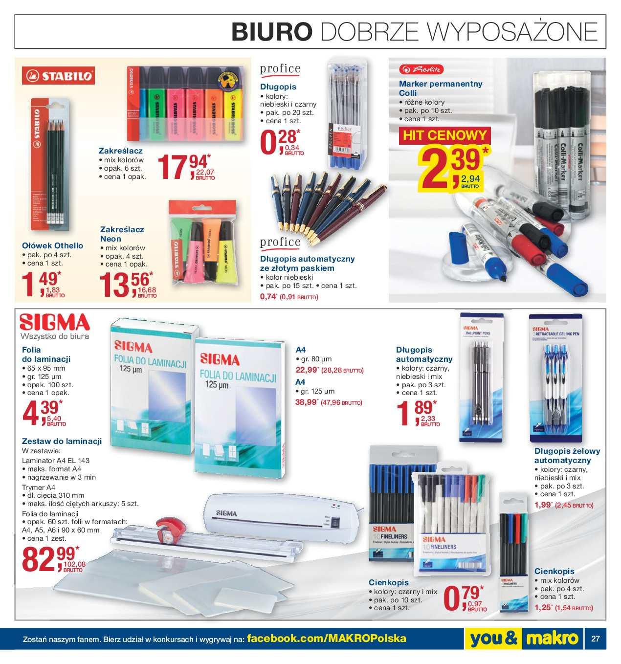 Gazetka promocyjna MAKRO do 01/02/2016 str.27