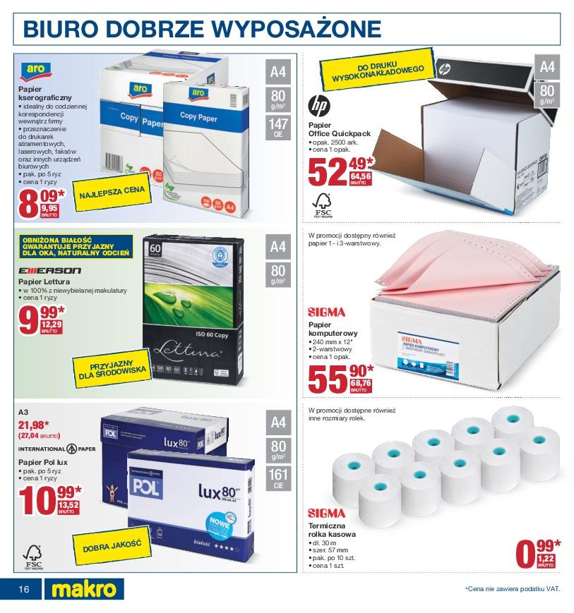 Gazetka promocyjna MAKRO do 30/01/2017 str.16